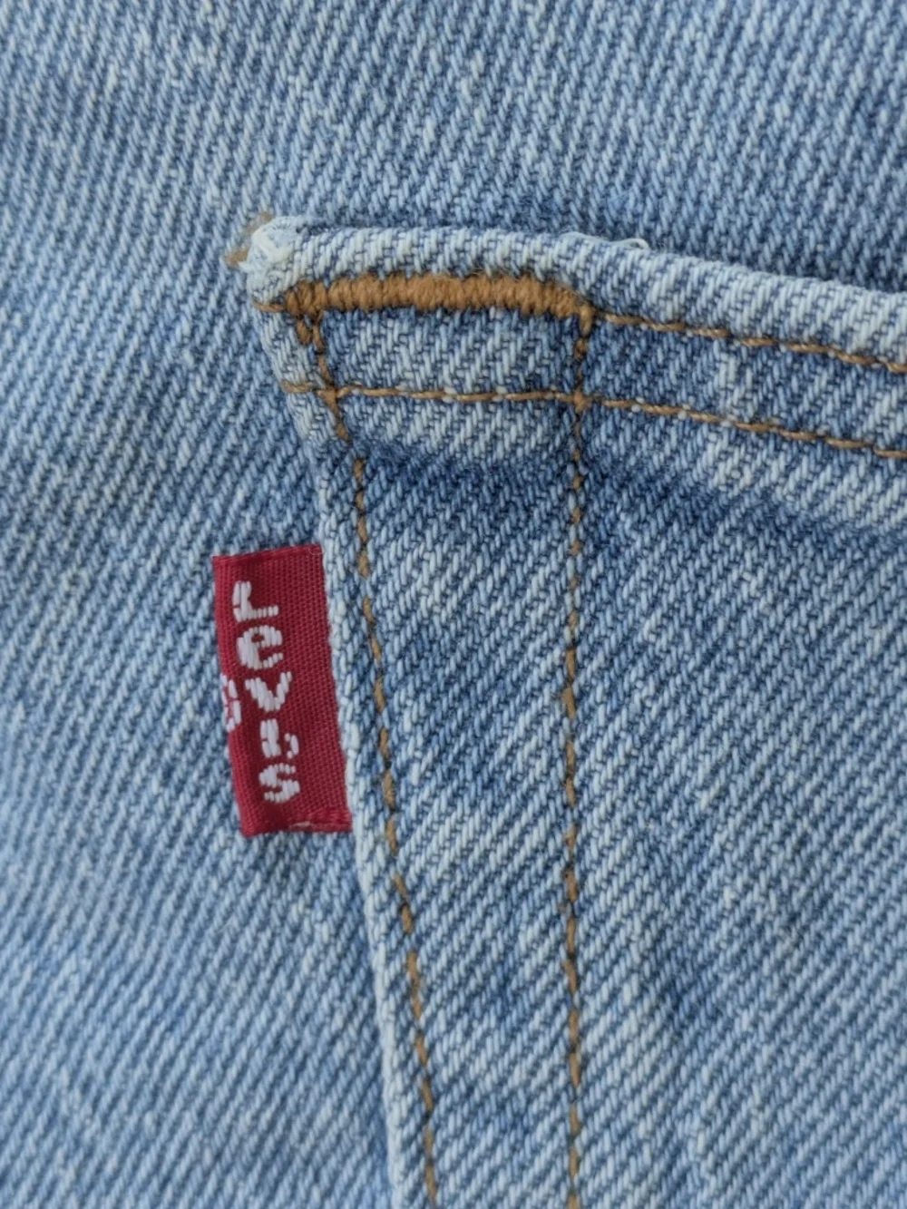 Levi's 505 Mens Low Stretch 33x32 Light Wash Denim